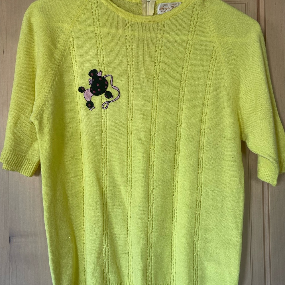 Darling 50s or 60s sweater.